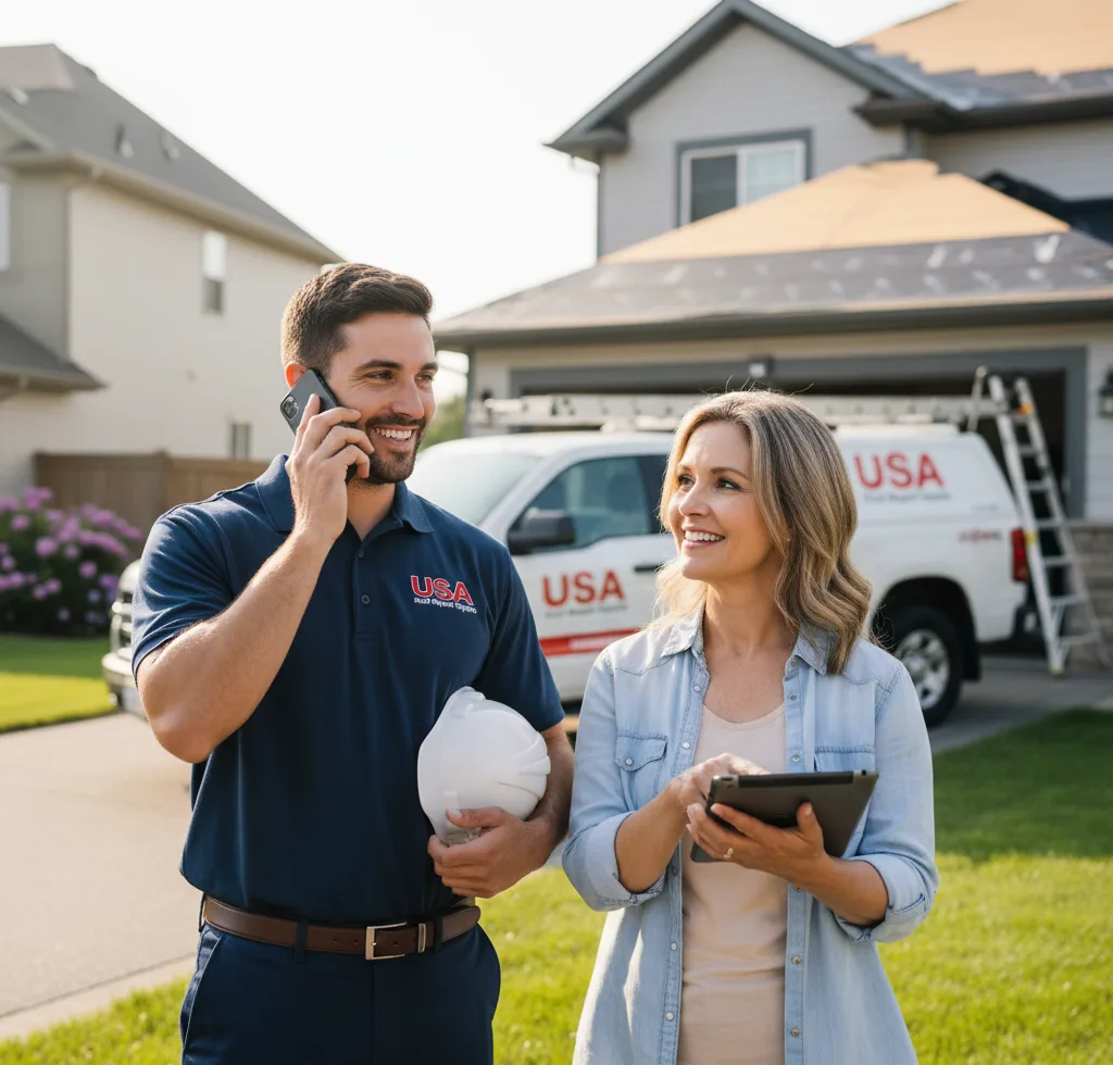 USA Roof Repair Experts customer support in Frederick